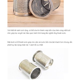 Rọ Rác Chậu Rửa Chén Bát INOX