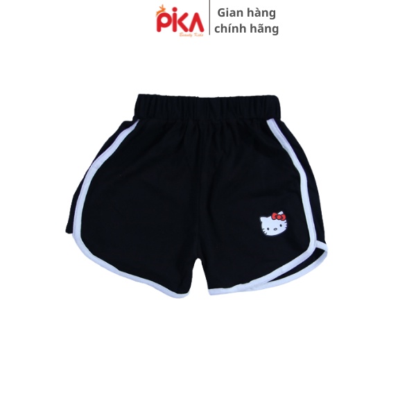 Quần short đùi  -Pika kids - chất liệu 100% cotton kiểu dáng khoẻ khoắn - cho bé gái từ 10-33kg