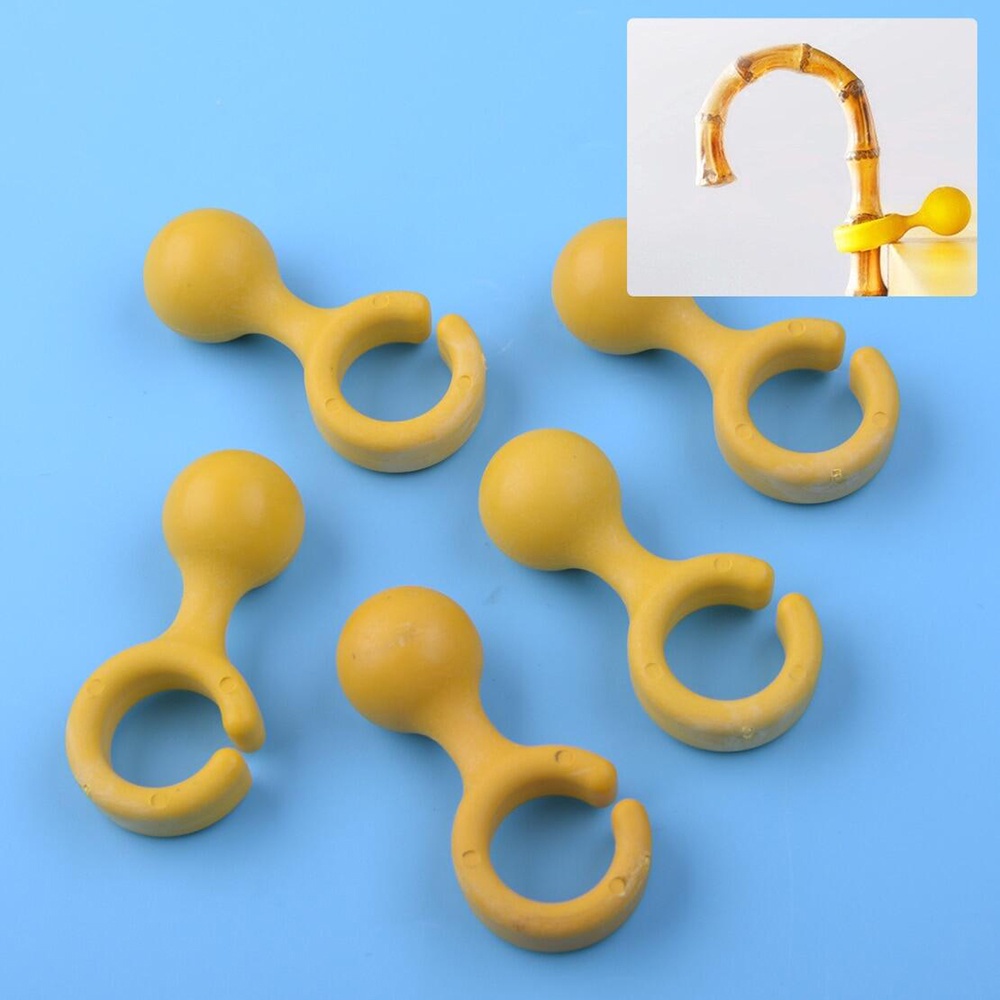 Cod Qipin Set 5 Móc Kẹp Gắn Giá Đỡ Dù Đi Bộ/Bàn Làm Việc Màu Kẹo Nhỏ Gọn Dễ Sử Dụng