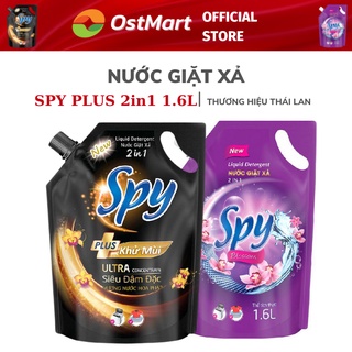 Nước giặt xả spy plus 2in1 - hương nước hoa pháp - diệt khuân - lưu hương lâu