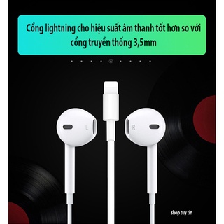 Tai Nghe nhét tai có dây 3.5mm rắc tròn & chân lightning kết nối bluetooth tương thích ip 6 6s 7 x ss s7 s10 note BH 12T
