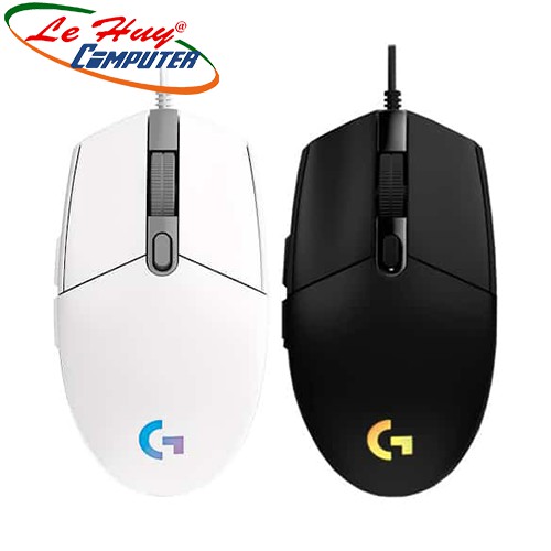 Chuột Logitech G102 Gen II Lightsync RGB Gaming (Trắng/Đen)