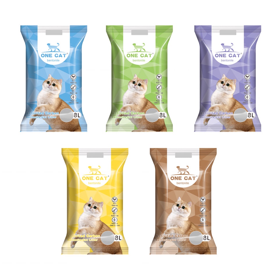 [PHÂN PHỐI] - Cát vệ sinh mèo One Cat Litter 8L/ 4kg - mix than hoạt tính