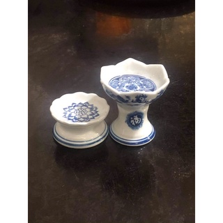 Chân Nến Thờ Men Lam