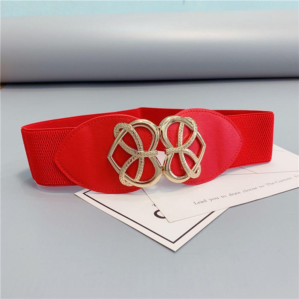 Thắt Lưng Co Giãn Có Khóa Kim Loại Dành Cho Nữ