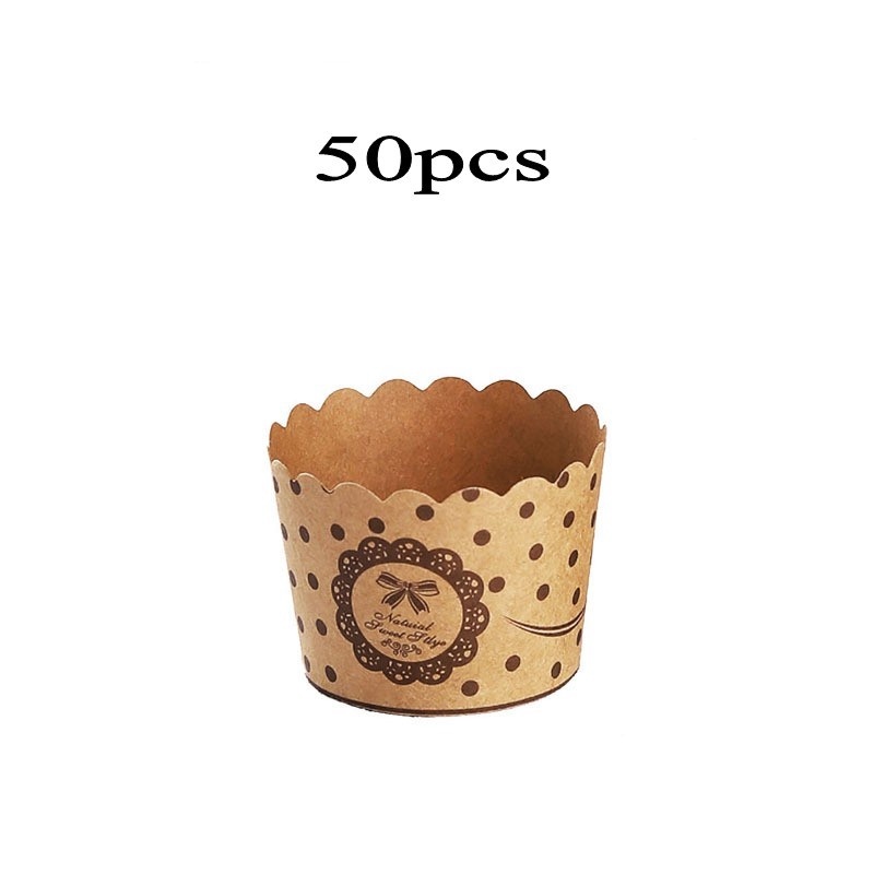 Set 50 Cốc Giấy Đựng Bánh Cupcake/ Cupcake Mini