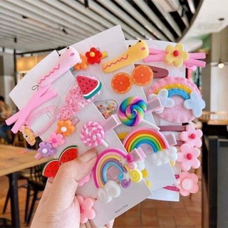 SET KẸP TÓC HOA QUẢ HOT TREND