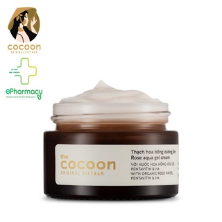 Kem Dưỡng Ẩm COCOON Dạng Thạch Hoa Hồng - COCOON Rose Aqua Gel Cream 30mL