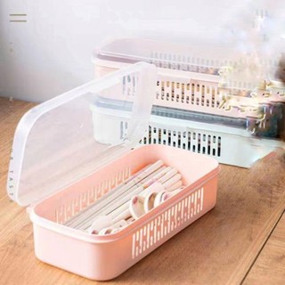 Hộp đựng đũa thìa có nắp cao cấp 0768