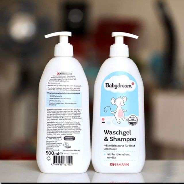 Hàng Đức Sữa tắm gội 2in1 cho trẻ sơ sinh Babydream