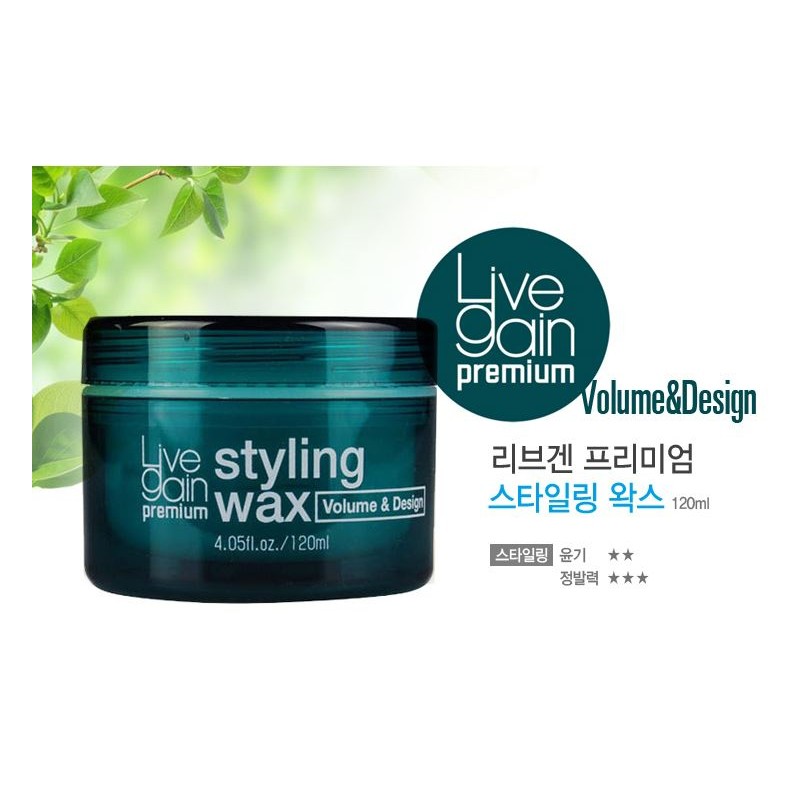 SÁP VUỐT TÓC WAX LIVEGAIN PREMIUM SUPER HOLD 120ML