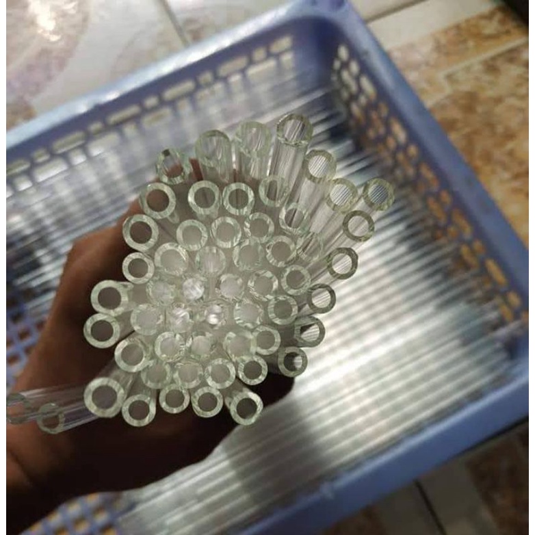 30 ống thuỷ tinh trắng