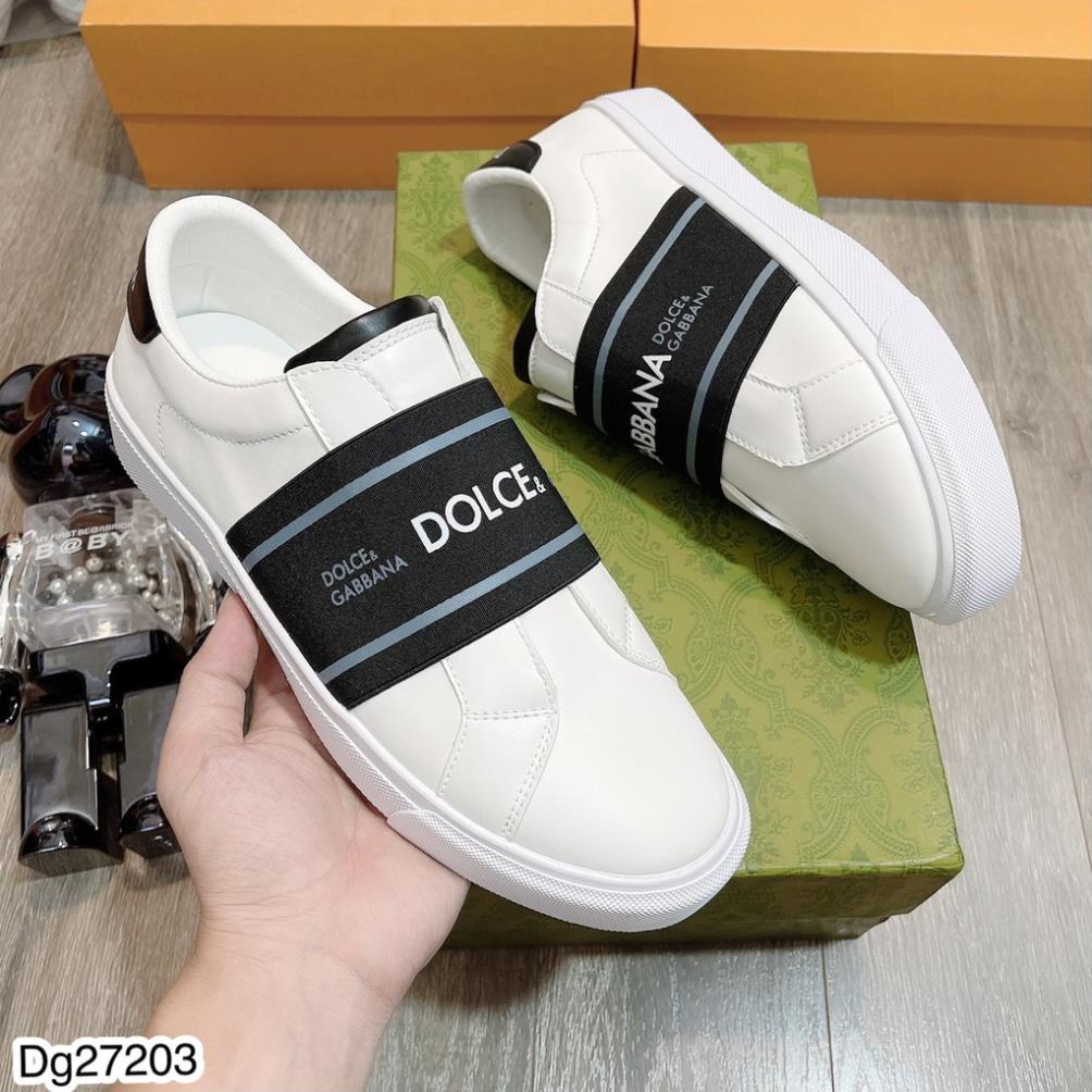 Giày lười nam DG chất da chun co giãn - Giày slipon DG Cho Nam