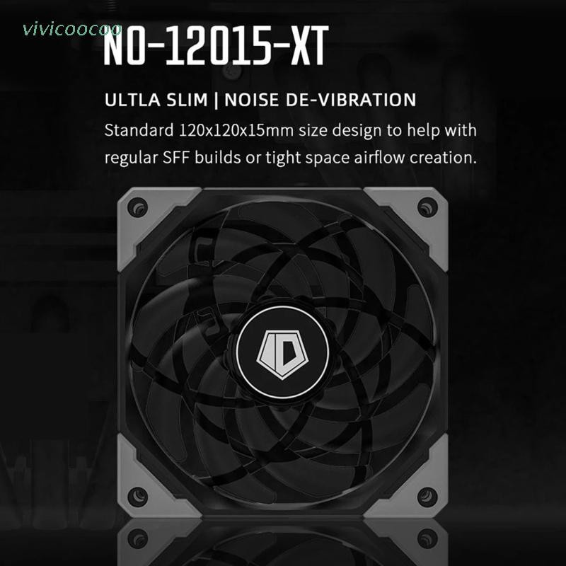 Quạt Tản Nhiệt Cpu Pc 12015xt 120mm Siêu Mỏng Yên Tĩnh
