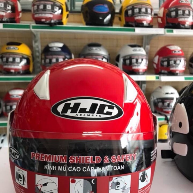 Mũ bảo hiểm 3/4 có kính model hjc vo20