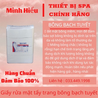 BÔNG TẨY TRANG l Giấy rửa mặt tẩy trang bông bạch tuyết