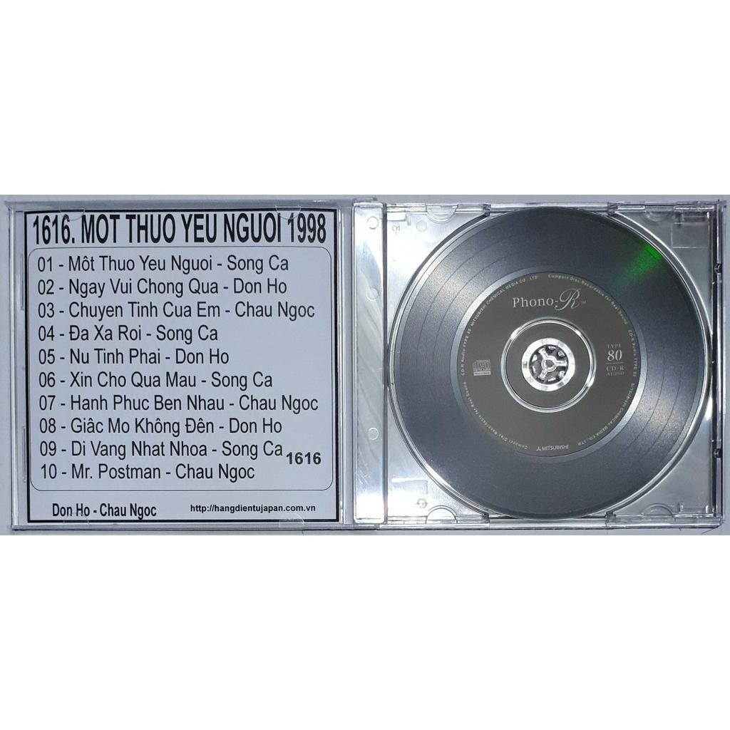 ĐĨA CD 1616. TNCD165 - Mot Thuo Yeu Nguoi 1998 - Don Ho - Chau Ngoc chất lượng cao