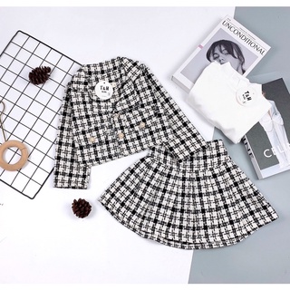 set váy dạ cao cấp cho bé gái