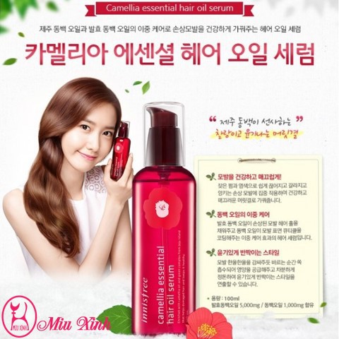 DẦU DƯỠNG TÓC [INNISFREE] Camellia Essential Hair Oil Serum | BigBuy360 - bigbuy360.vn
