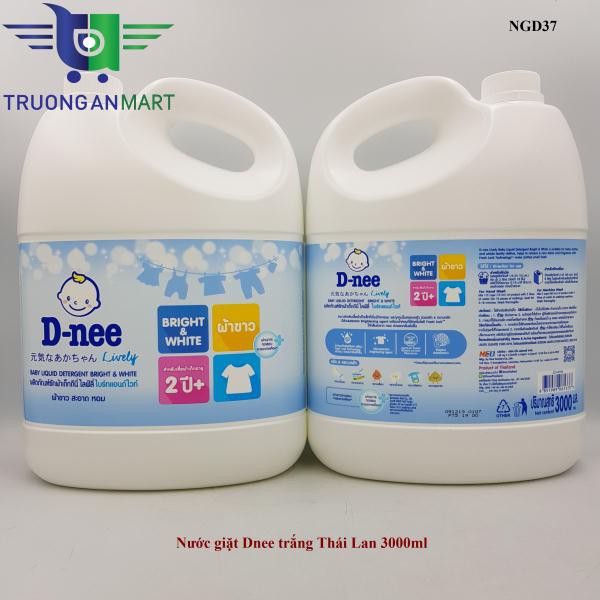 Khuyến Mãi 2 can Nước Giặt Dnee 3000ml Thái Lan chính hãng