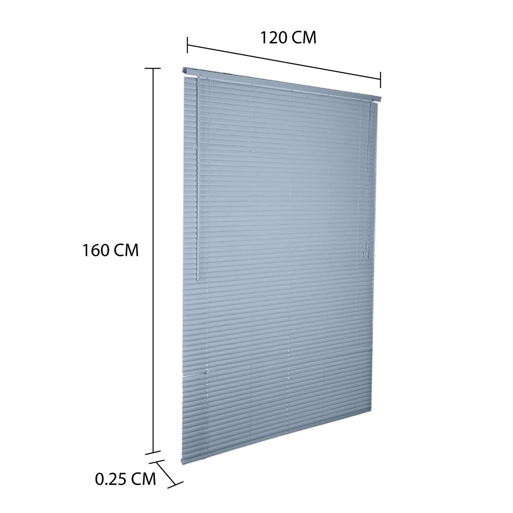 HomeBase HLS Rèm cửa màn cửa kéo nhựa Vinyl Thái Lan 120x160cm màu xanh dương