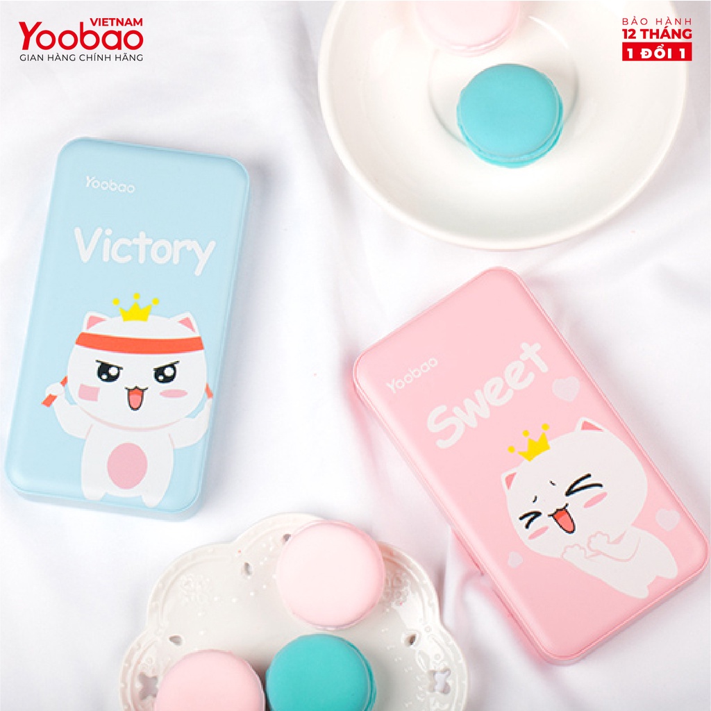 Sạc dự phòng YOOBAO S8 PLUS 20000mAh - Tặng kèm túi đựng pin - Hàng phân phối chính hãng - Bảo Hành 12 Tháng