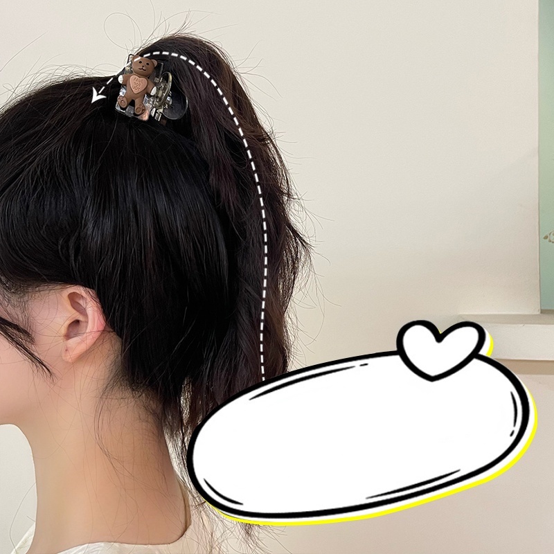 Kẹp Tóc Hình Trái Tim / Gấu Dễ Thương Cho Bé Gái