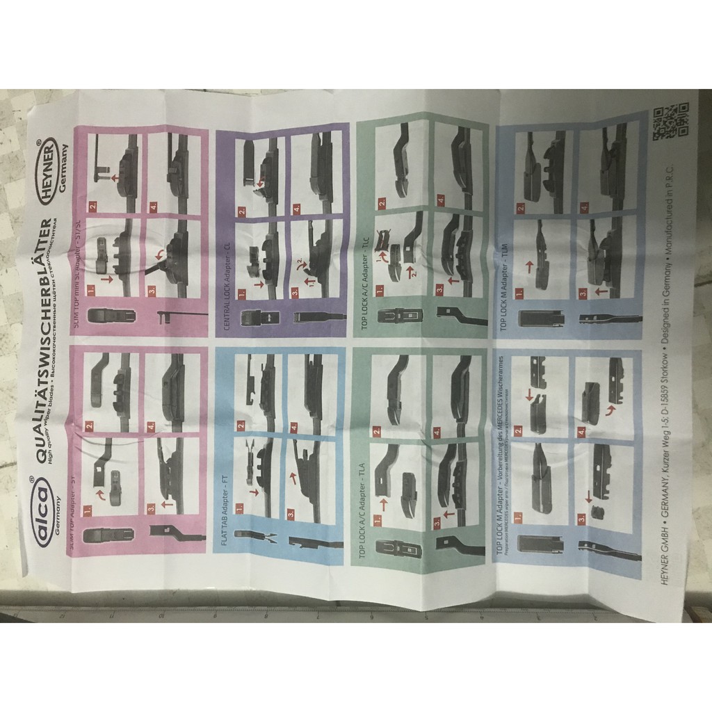 Gạt mưa Xương mềm lõi thép HEYNER Hybrid Nano Graphit