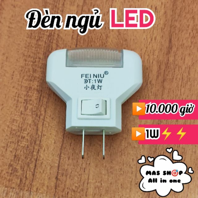 Đèn ngủ LED tiết kiệm điện 1W