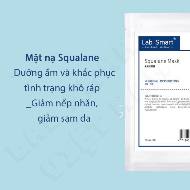 Mặt nạ dưỡng da SQUALANE Labsmart dưỡng ẩm, căng bóng cho da 25ml