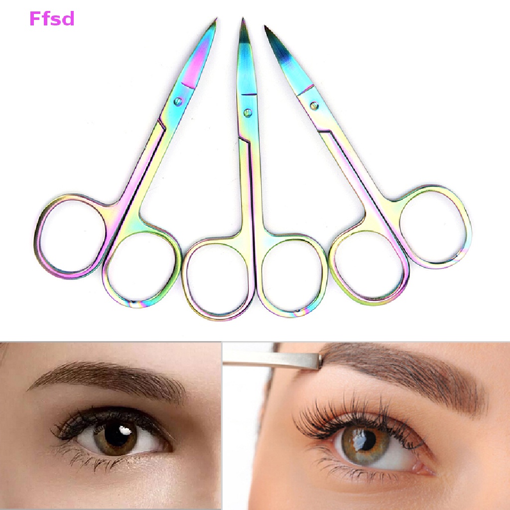 {Ffsd} Kéo Cắt Tỉa Lông Mày Chuyên Nghiệp Dụng Trang Điểm * Bán Chạy