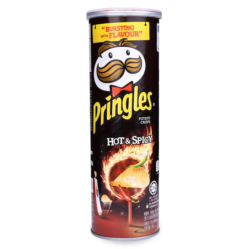 Khoai tây chiên Pringles Hot &amp; Spicy 107g