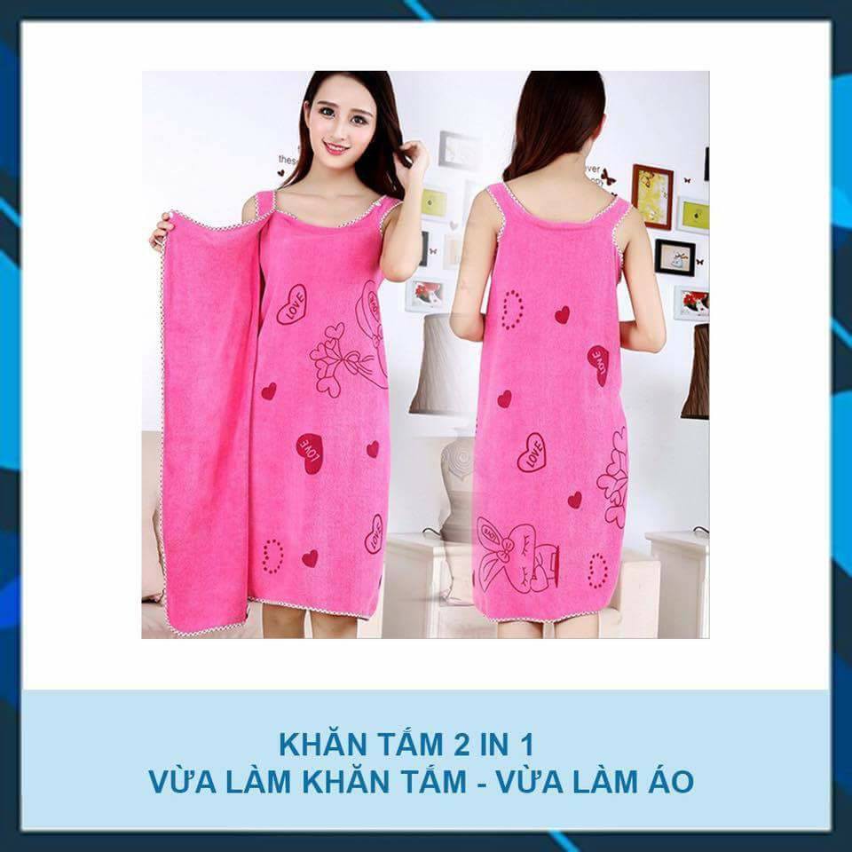 ⛔FREESHIP⛔ Khăn tắm đa năng 2 in 1