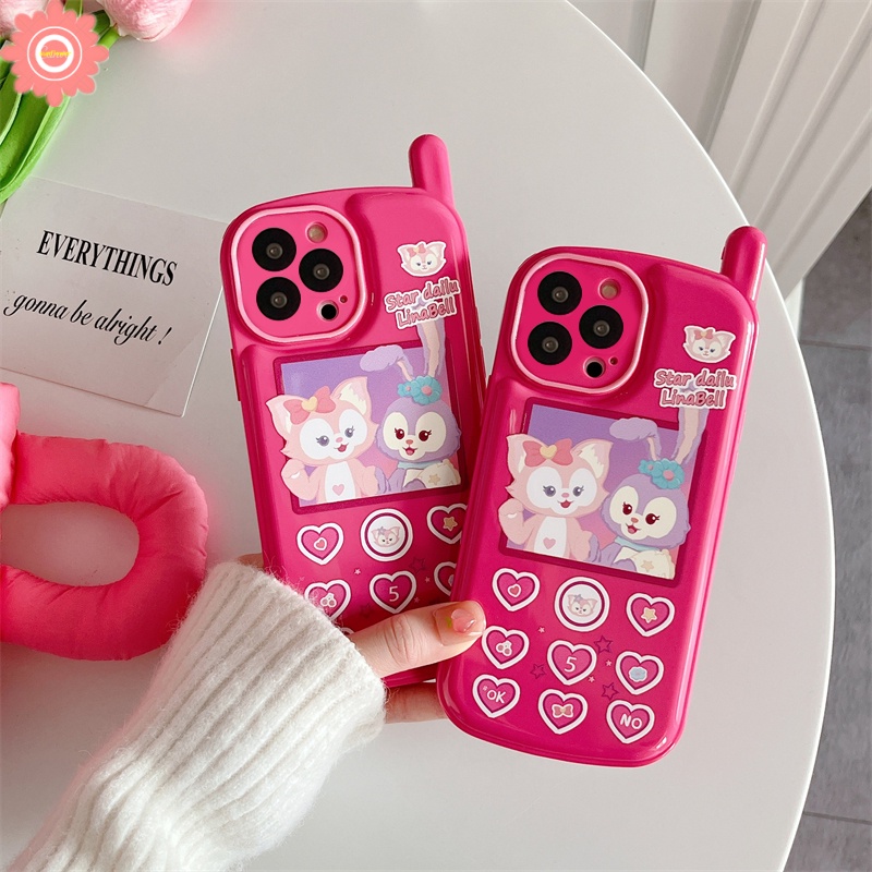 Ốp Điện Thoại Đệm Khí Mềm Hình Disney Linabelu StellaLou Hoạt Hình Sáng Tạo Cho iPhone 7 8 Plus 11 12 13 Pro MAX X XR XS MAX