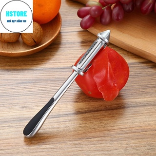 Dụng cụ nạo rau củ gọt hoa quả đa năng 4 in 1: gọt vỏ, bào sợi, cắt, khoét
