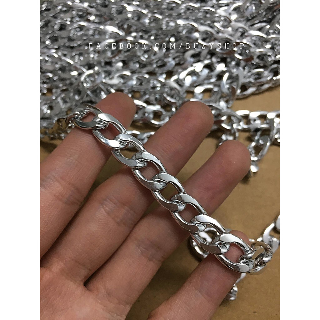 dây xích nặng,bản dày 8mm -nguyên liệu thủ công, quai túi xách, phụ liệu handmade]