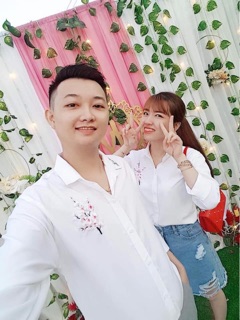 SƠ MI CẶP ĐÔI THÊU HOA🌸🌸🌸