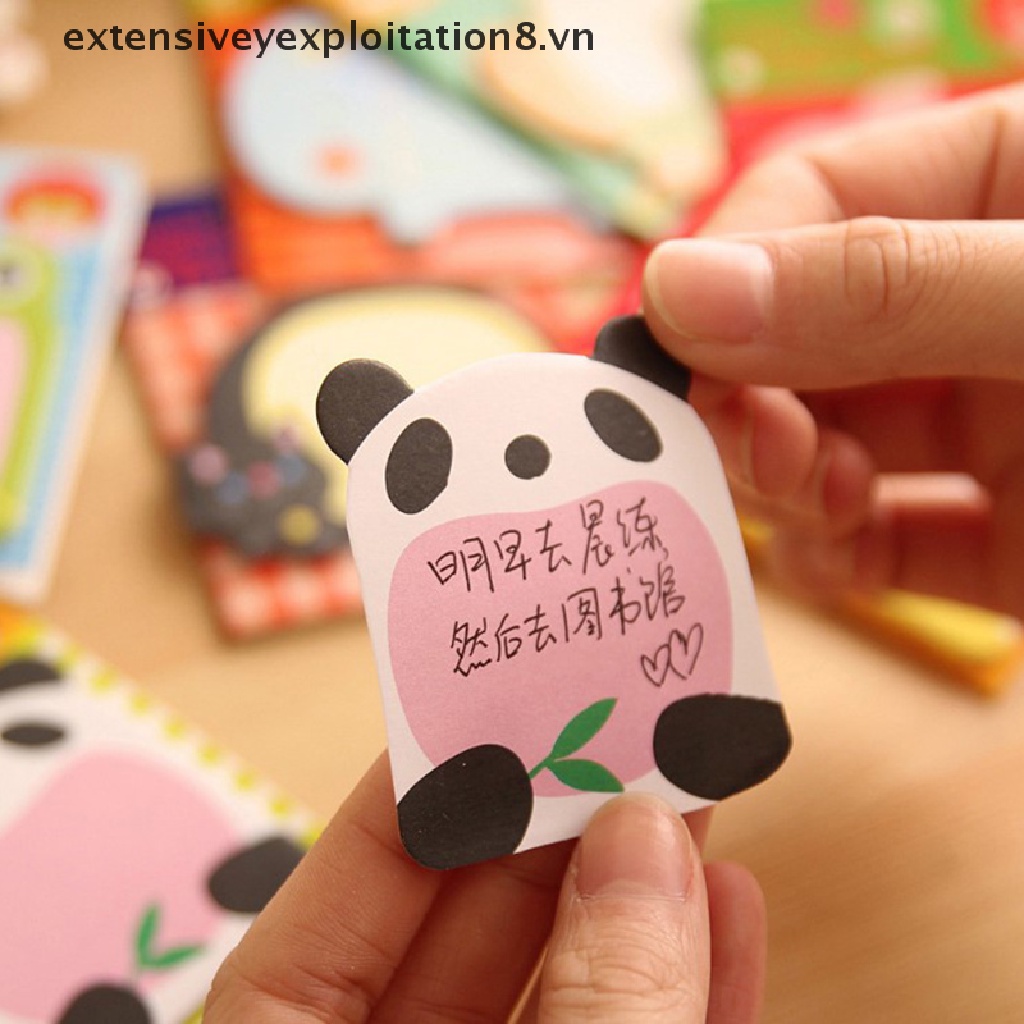 [Đặc Biệt] Giấy Dán Ghi Chú Đánh Dấu Trang Sách Hình Động Vật Kawaii Dễ Thương