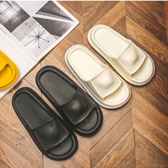 DÉP BÁNH MÌ Ô VUÔNG LEAP NỮ QUAI NGANG SIÊU NHẸ CUTE