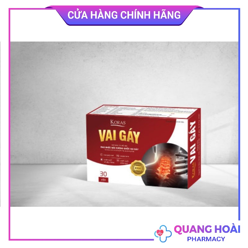 Koras Vai Gáy giảm Đau nhức mỏi xương khớp vai gáy
