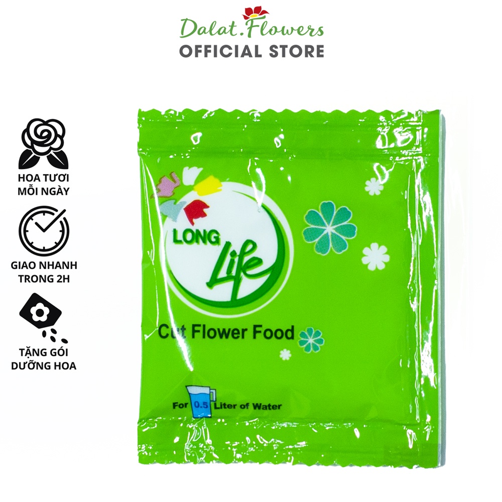 Gói dưỡng hoa tươi lâu Longlife - Phụ kiện cắm hoa trang trí nhà cửa, văn phòng