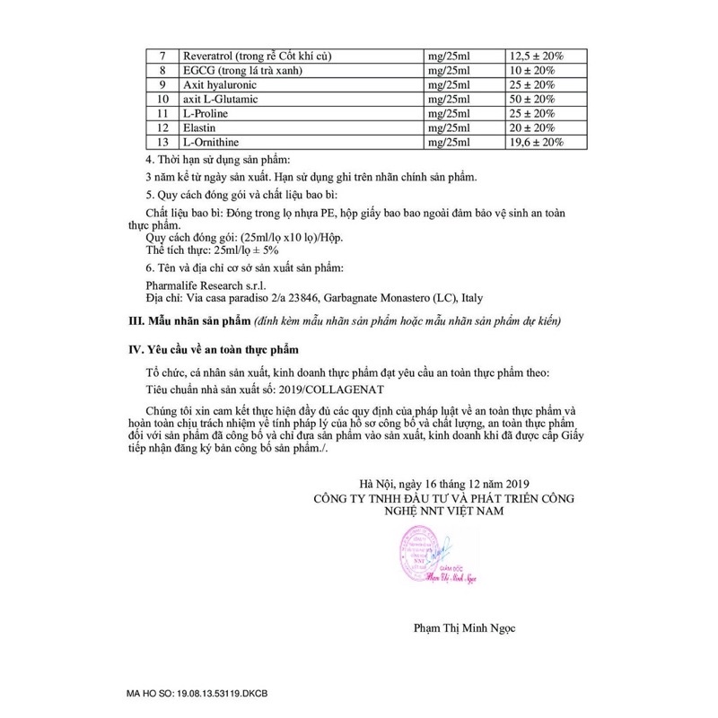 [CHÍNH HÃNG] CollagenaT - collagen thủy phân từ đại dương giúp trẻ hóa da và đẹp da nhập khẩu Ý 10 ống x 25ml