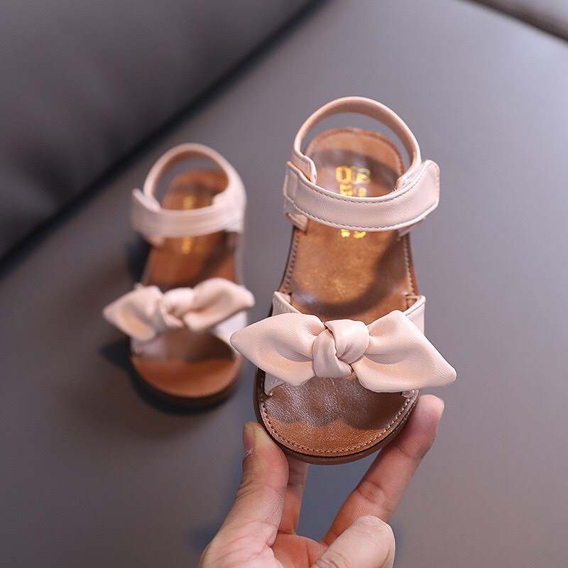 sandal nơ- sandal cho bé gái siêu xinh chất mèm êm chân hàng Quảng Châu mã mới H9