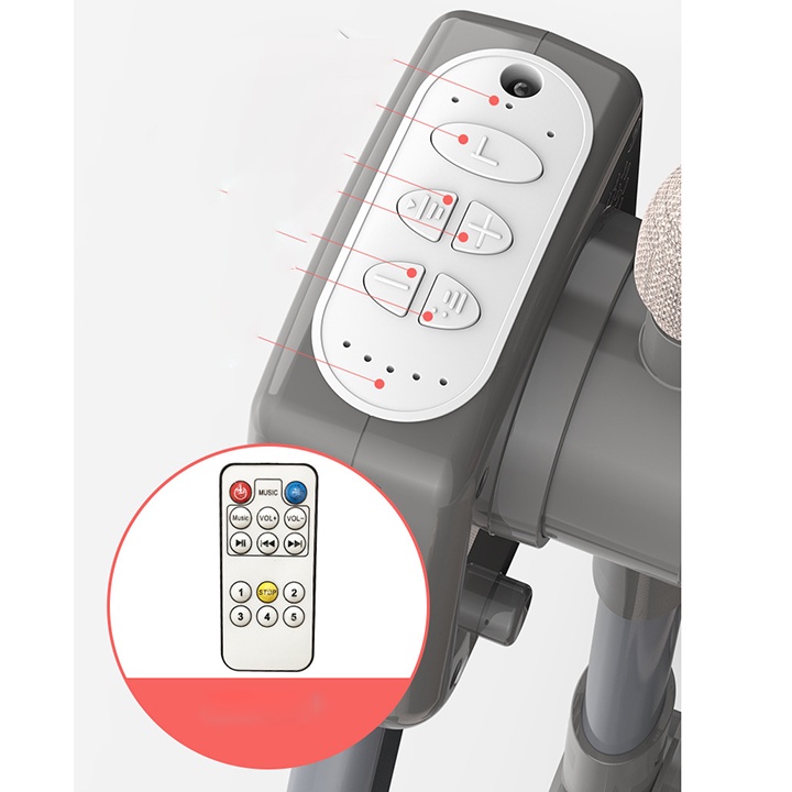 Nôi Điện em bé có điều khiển từ xa kèm đệm; màn, gối chặn, Nôi cho bé sơ sinh cao cấp gấp gọn