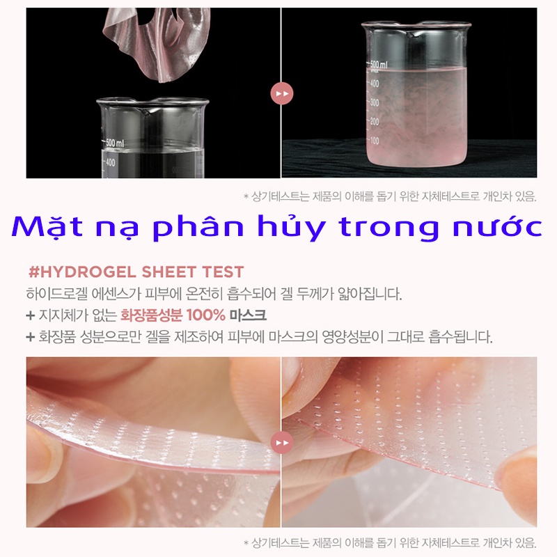 Mặt Nạ JMSOLUTION Jelly Thạch Hoa Hồng [MIẾNG LẺ] Cấp Ẩm JM Solution Glow Luminous Flower Hydrogel Mask Rose 30g