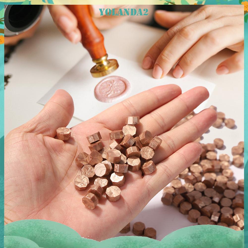 Hộp 200 Hạt Sáp Niêm Phong Bì Thư Phong Cách Vintage Độc Đáo