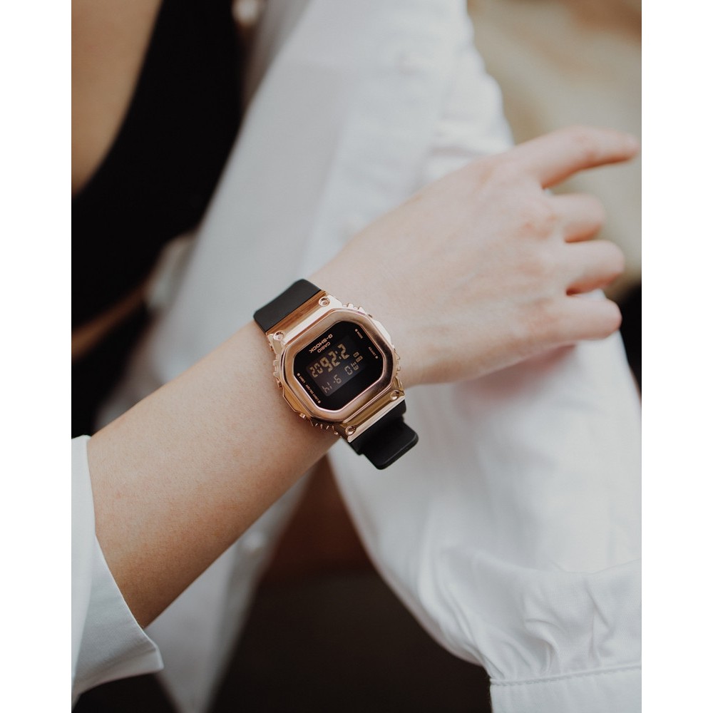 Đồng hồ casio nữ dây nhựa GSHOCK GM-S5600PG-1DR chính hãng