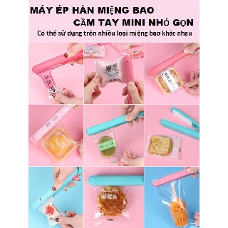 Máy hàn/ép miệng túi miệng bao mini cầm tay