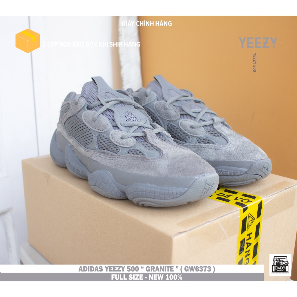 [ HÀNG CHÍNH HÃNG ] GIày Adidas Yeezy 500 Granite ( GW6373 ) - REAL AUTHENTIC 100%