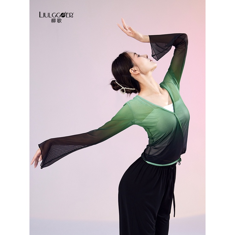 Trang Phục Biểu Diễn Múa Phong Cách Trung Hoa Cổ Điển Màu Sắc Tuyến Tính 0759